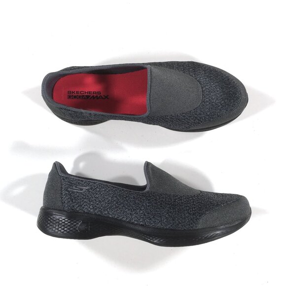 Skechers Go Walk 4 Pursuit Slip On Sneakers Womens Size 10 W Wide Gray 14148W - Picture 1 of 9